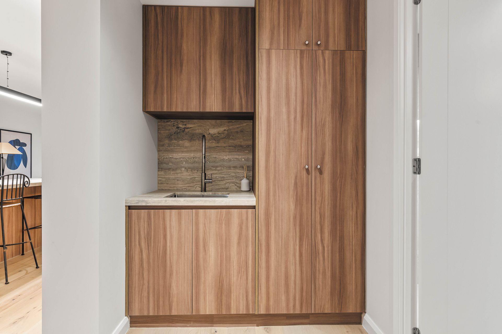 Built-in laundry cabinetry